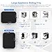 Vidafelic Two-Way Appliance Rolling Tray,8 Wheels Load 110LBS Extra Wide Sliding Tray Accessories for Heavy Duty Stand Mixer Air Fryer Coffee Maker and Blender,16.9