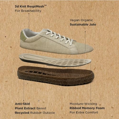 Image of SOLETHREADS Earth | Casual Sneakers for Men | Comfortable Styling | Shock Absorbant & Slip-Resistant | Men Shoes