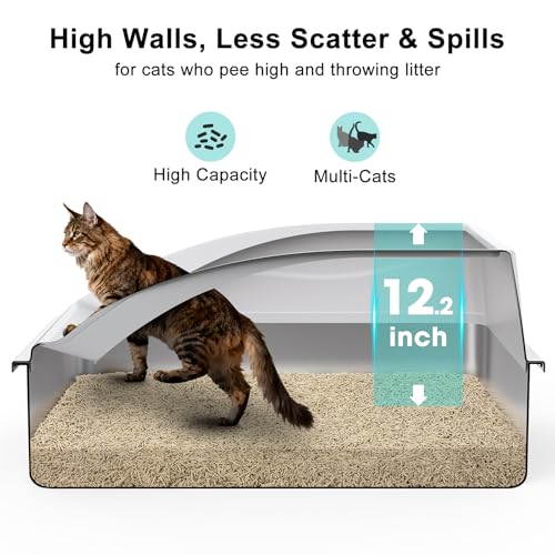 Caja sanitaria metálica para gato extra grande XL miniatura 5