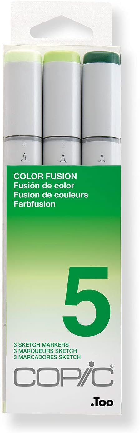 COPIC Sketch - Juego de 3 colores Fusion 5