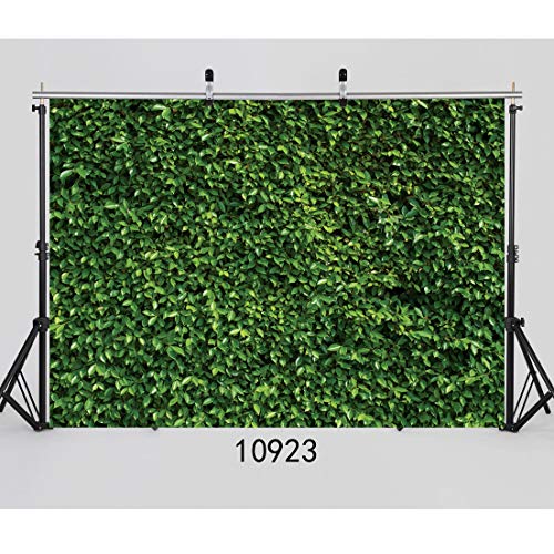Telón de fondo hojas verdes 7x5 pies para fotografía miniatura 2