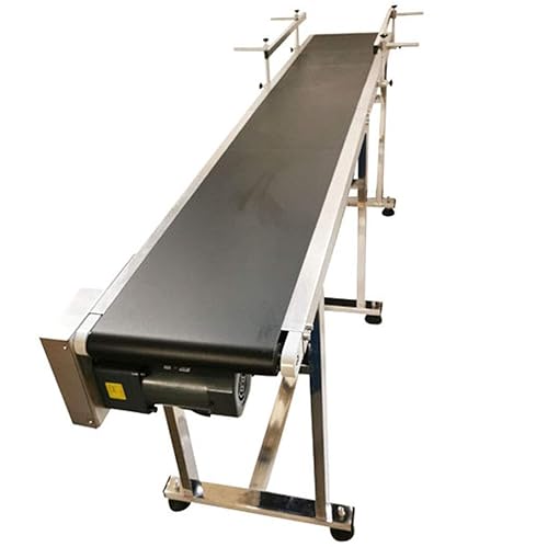 INTSUPERMAI Sistemas de cinta transportadora plana de PVC de velocidad ajustable Transportador de correa de PVC para transporte industrial con doble