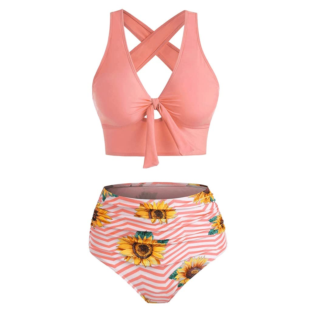 Bikini tankini rose XL idéal pour vos après-midi piscine et plage