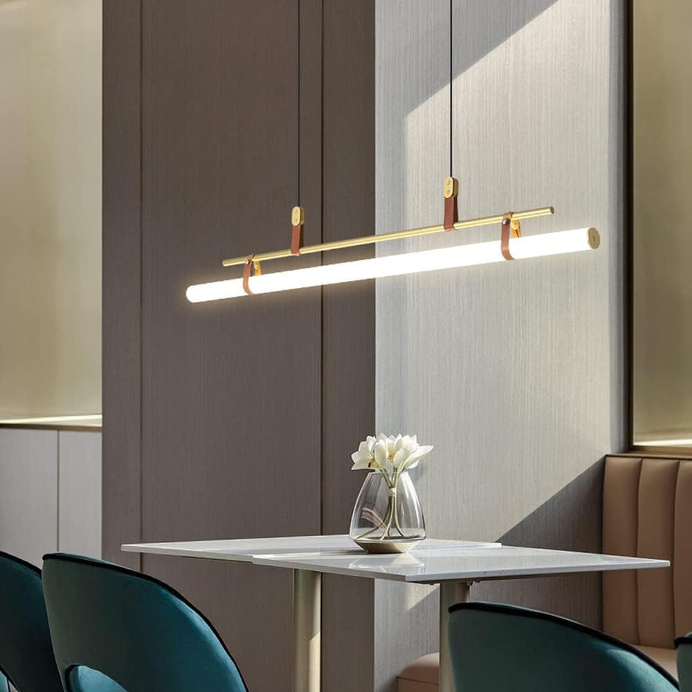 Luksusowa Lampa Wisząca Led Z Długim Paskiem, Ściemnialna, Sufitowa, Nowoczesna Lampa Wisząca Do Jadalni, Żyrandol, Oświetlenie Sufitowe,Gold-80cm