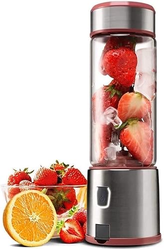 Licuadora portátil, batidora recargable por USB, batidora para batido sobre la marcha, batidos de proteínas, mini mezclador de frutas para el hogar,
