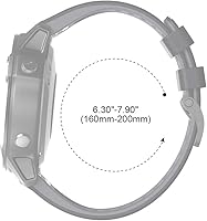 Vista 7 de ANCOOL Compatible con Fenix 7S Band - Correa de reloj suave de dos tonos para relojes inteligentes Fenix 5SFenix 5S PlusFenix 6SFenix 7SFenix 6S Pro