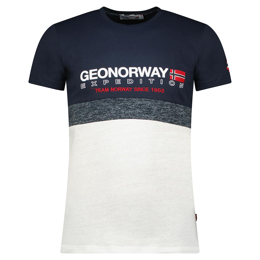 Geographical Norway Men's Jdouble Men t shirt, marine,