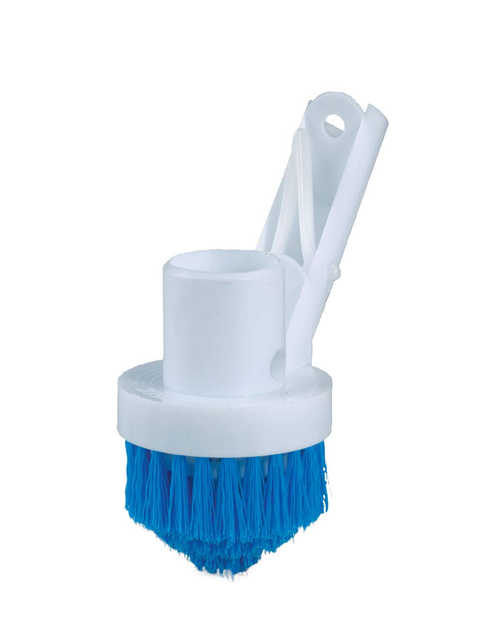LALAGO Spazzola per Pavimenti, Spazzola Rotonda per Piscina, Scopa Pavimenti con Setole Dure, con Manico Staccabile, Spazzola per la Pulizia del Bagno, Scrubber per Bagno, Piscina (con Manico