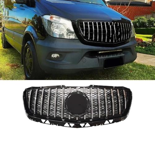 Calandre Mercedes Sprinter W906 protection radiateur avant grille noire GT Style 2013-2016 - 2