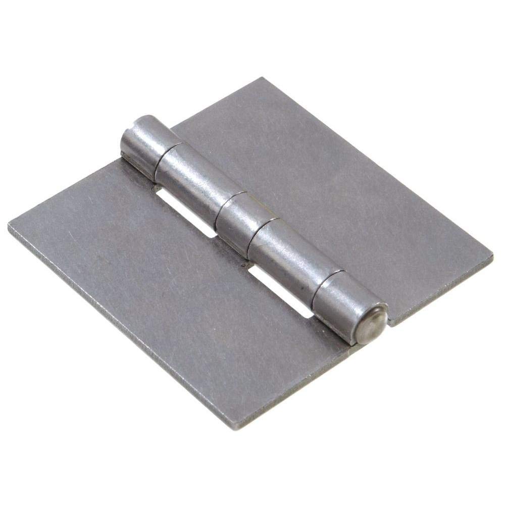 Hardware Essentials Square Corner Hinge, Steel, Weldable Surface 