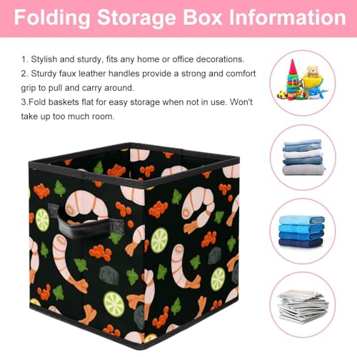 Boîte de rangement pliable tissu cube panier de rangement placard maison - 4