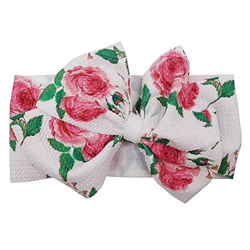 Baby Girls Headbands Hair Accessories for Girls Sweet Children Heart Watermelon Floral Print Bow Headband Hair Band Accessory Hair Headwear Girls Headbands for Kids - Watermelon2