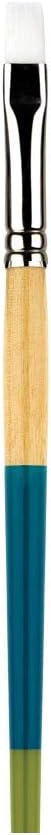 Princeton Taklon Flat Shader 6 Snap Brush, Size 6, White