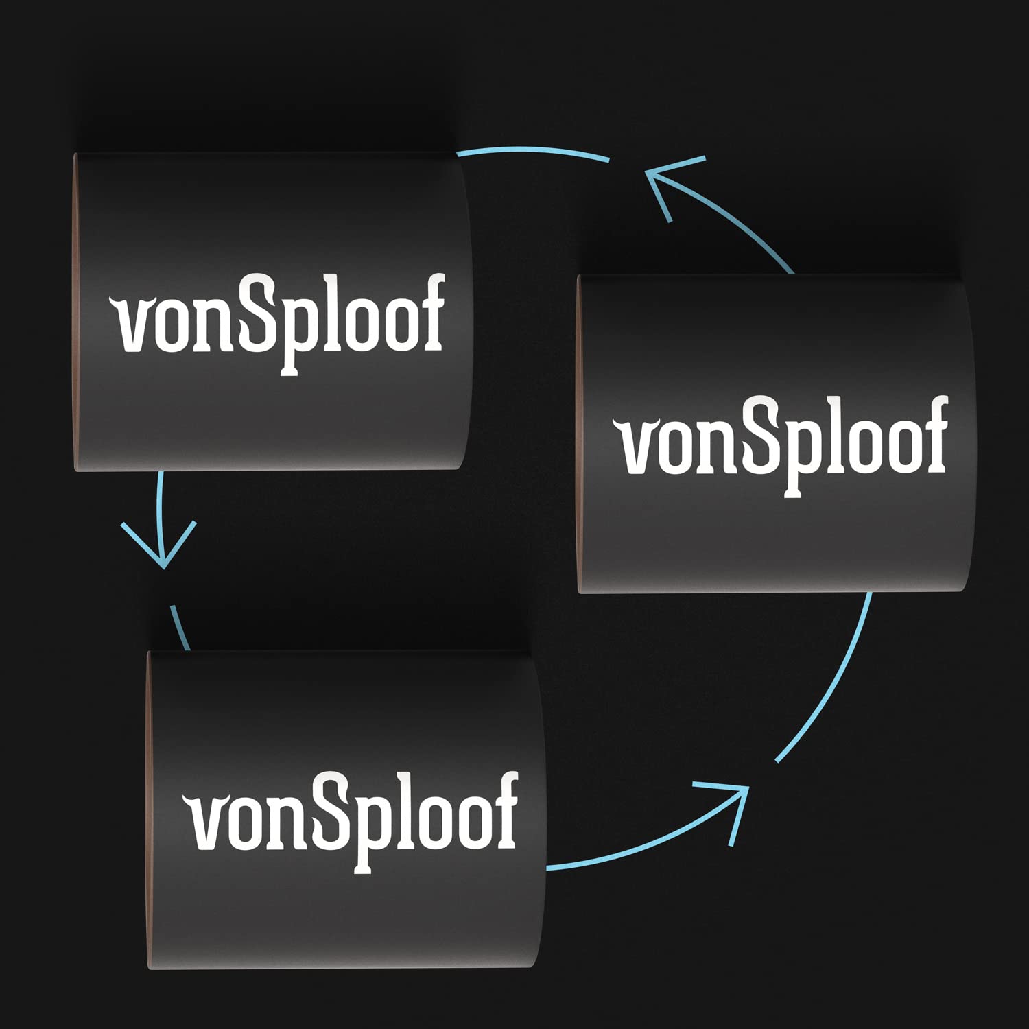 vonSploof Filtre à air personnel pour piéger la fumée et les odeurs – Éliminez la fumée pour Buddy avec le vaporisateur Sploof – Filtre de rechange facile à utiliser et durable jusqu'à 500