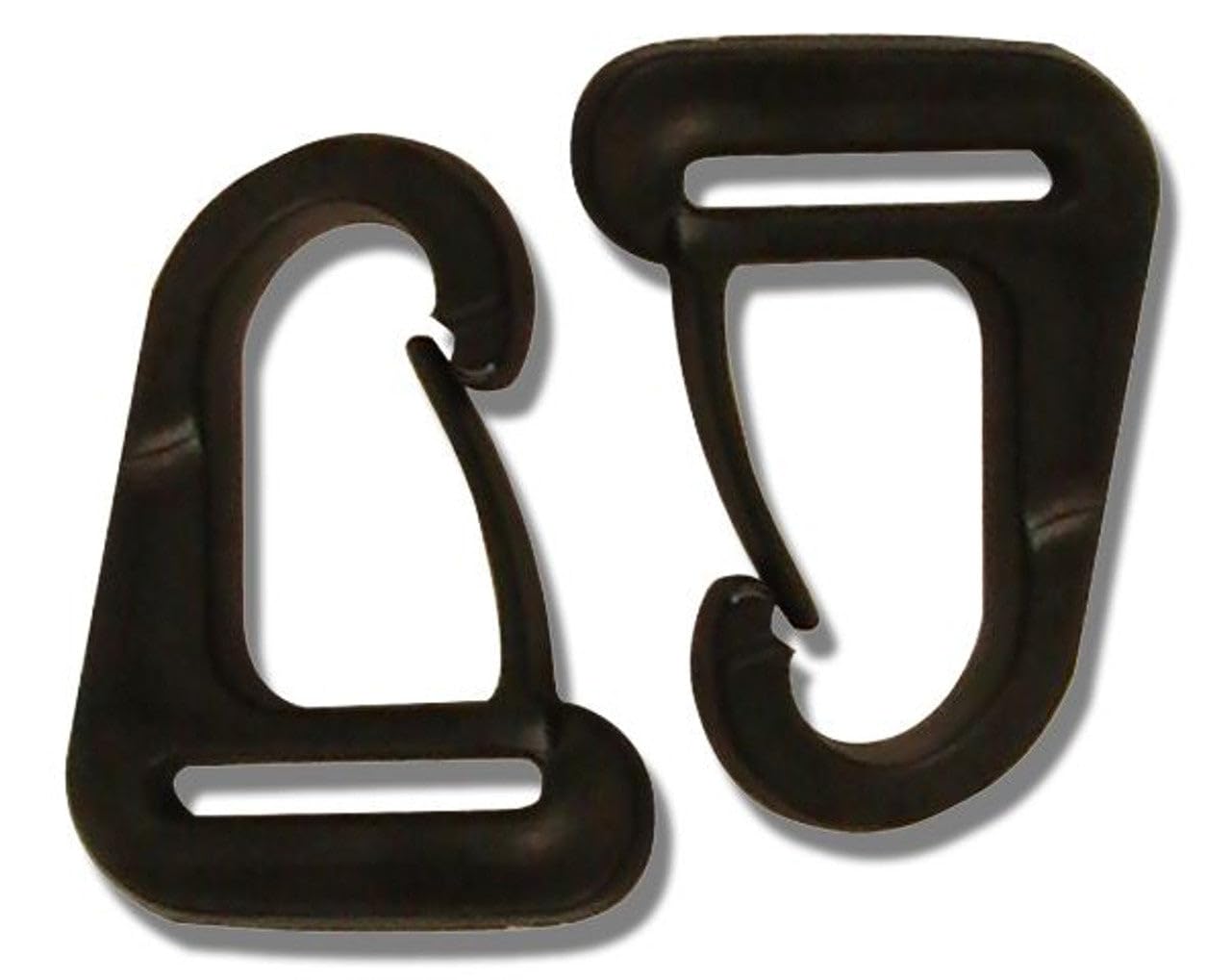 TentSpares - Universal Inner Tent Base Corner Retainer Clip, Plastic Clips, Tent Clips, Tent Accessories, Black (Pack of 4)
