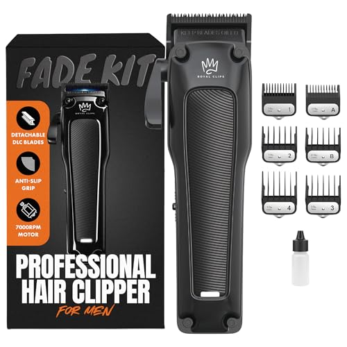 Royal Clips - Fade Kit 2.0 Clippers - 7000rpm Professional