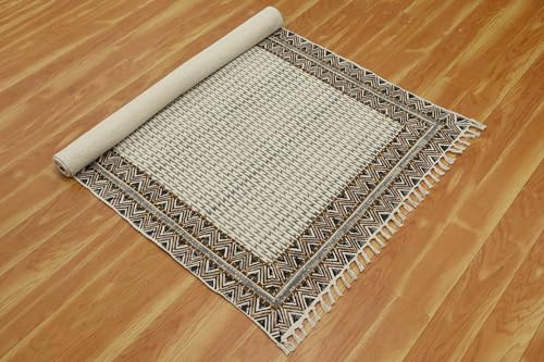 Alfombra de pasillo tejida para decorar salones e interiores 8
