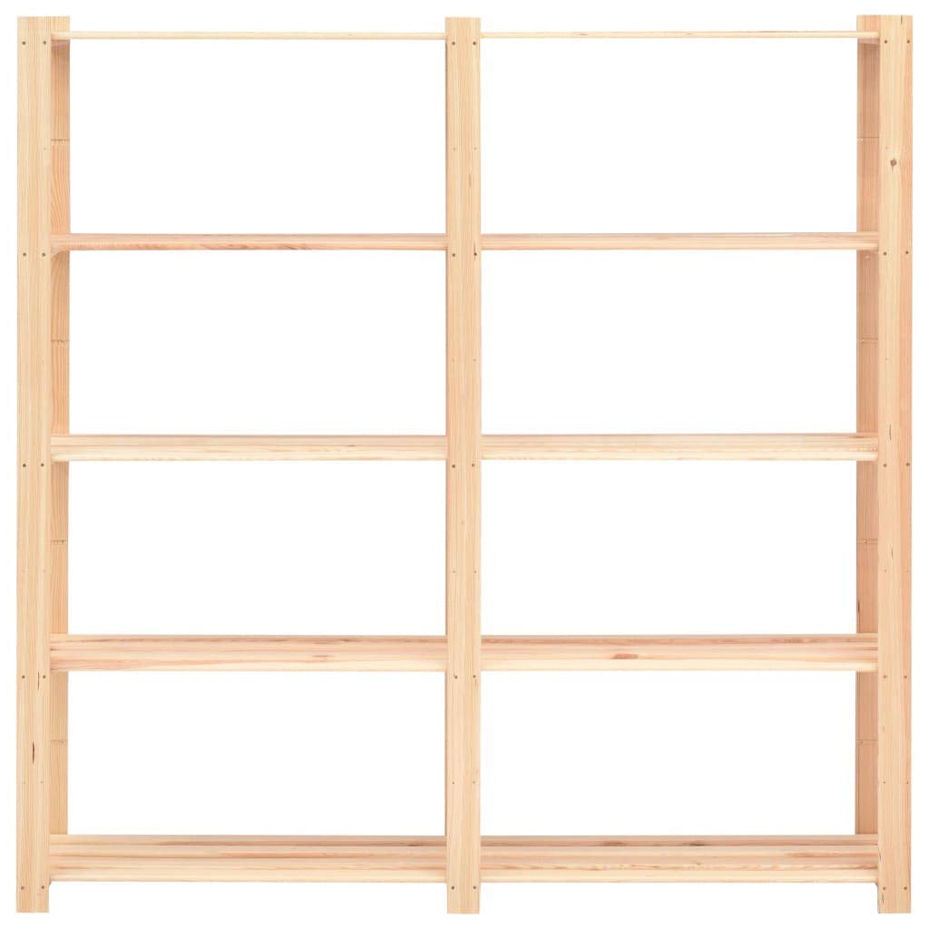 Chusui Scaffale a 5 Livelli 170x38x170 cm in Massello di Pino 500 kg,Scaffale,Scaffaratura,Scaffale Garage,Scaffale Ripiani Portaoggetti,Scaffale Cucina