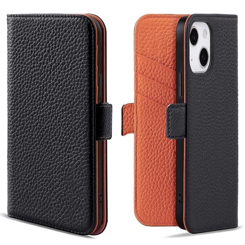 Kahper いphone14 ケース 手帳型 メンズ iphone14 ケース 手帳型 軽量 薄型 スマホケースiphone14 放熱性 アイフォン14 ケース テチョウガタ PUレザー 耐衝撃 アイホン14 携帯カバー 耐摩擦 全面保護 マグネット式