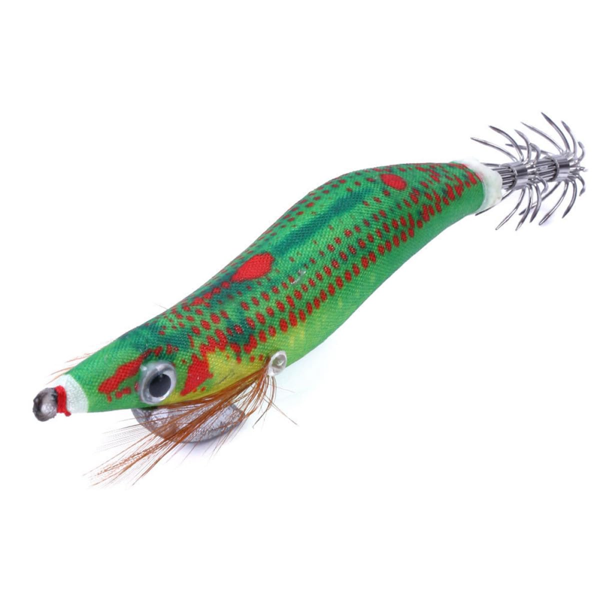 FOMIYES Amo da Pesca Simulato Crostaceo Cefalopode, 10 Pezzi, Plastica