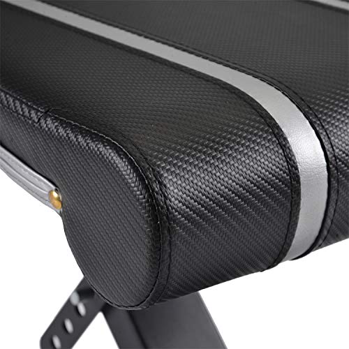 Merax Adjustable Bench,Incline Decline Weight Bench for Full Body Workout, Multi-Purpose Foldable Weight Bench Flat/Incline/Decline Bench