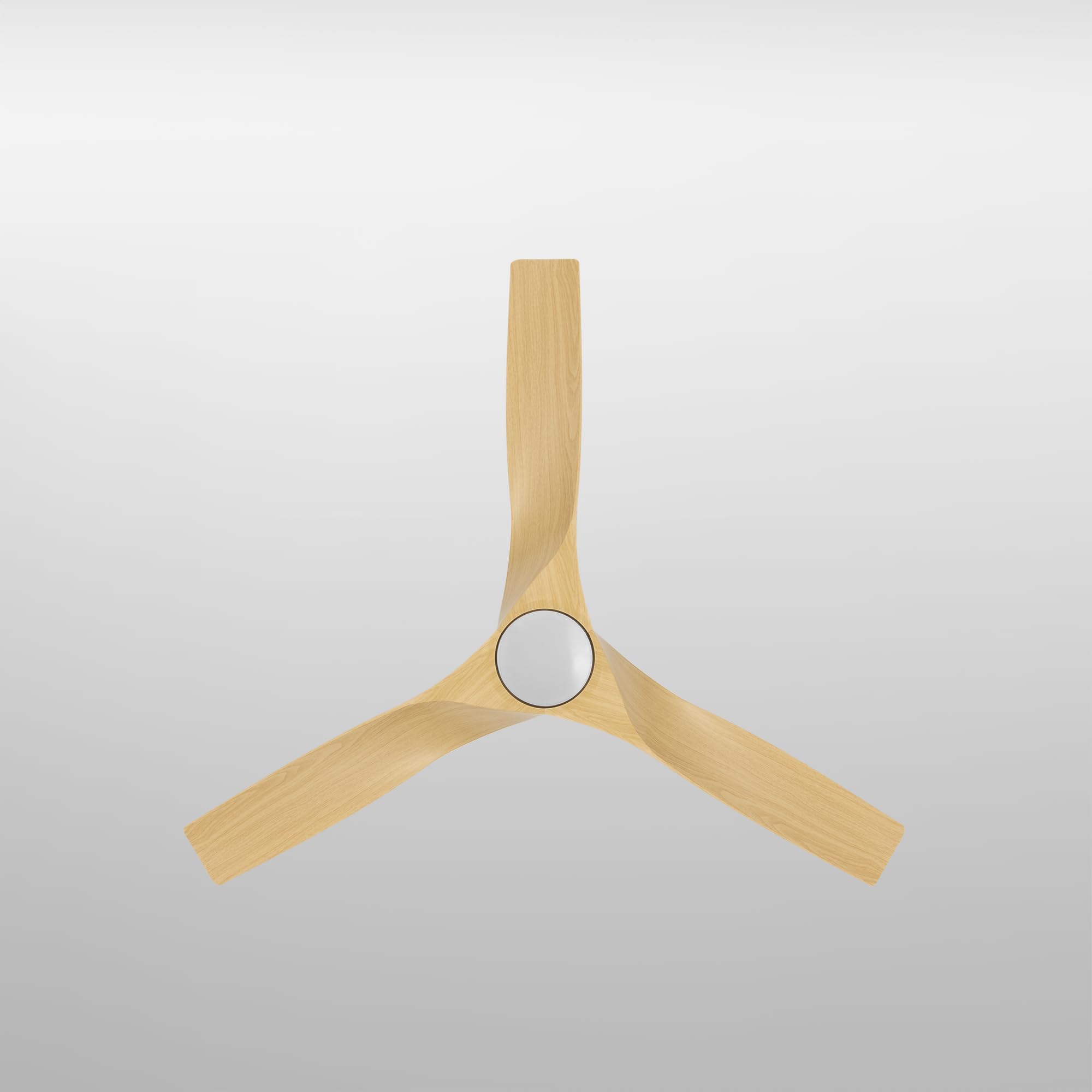 Nevaly Ventilador Techo Blanco/ABS Efecto Madera. Luz Led 24W Neutra/Cálida/Extra Cálida. Motor DC. 3 Aspas Ø132cm. Verano/Invierno. 6 Velocidades. Control Remoto Temporizador. Silencioso.