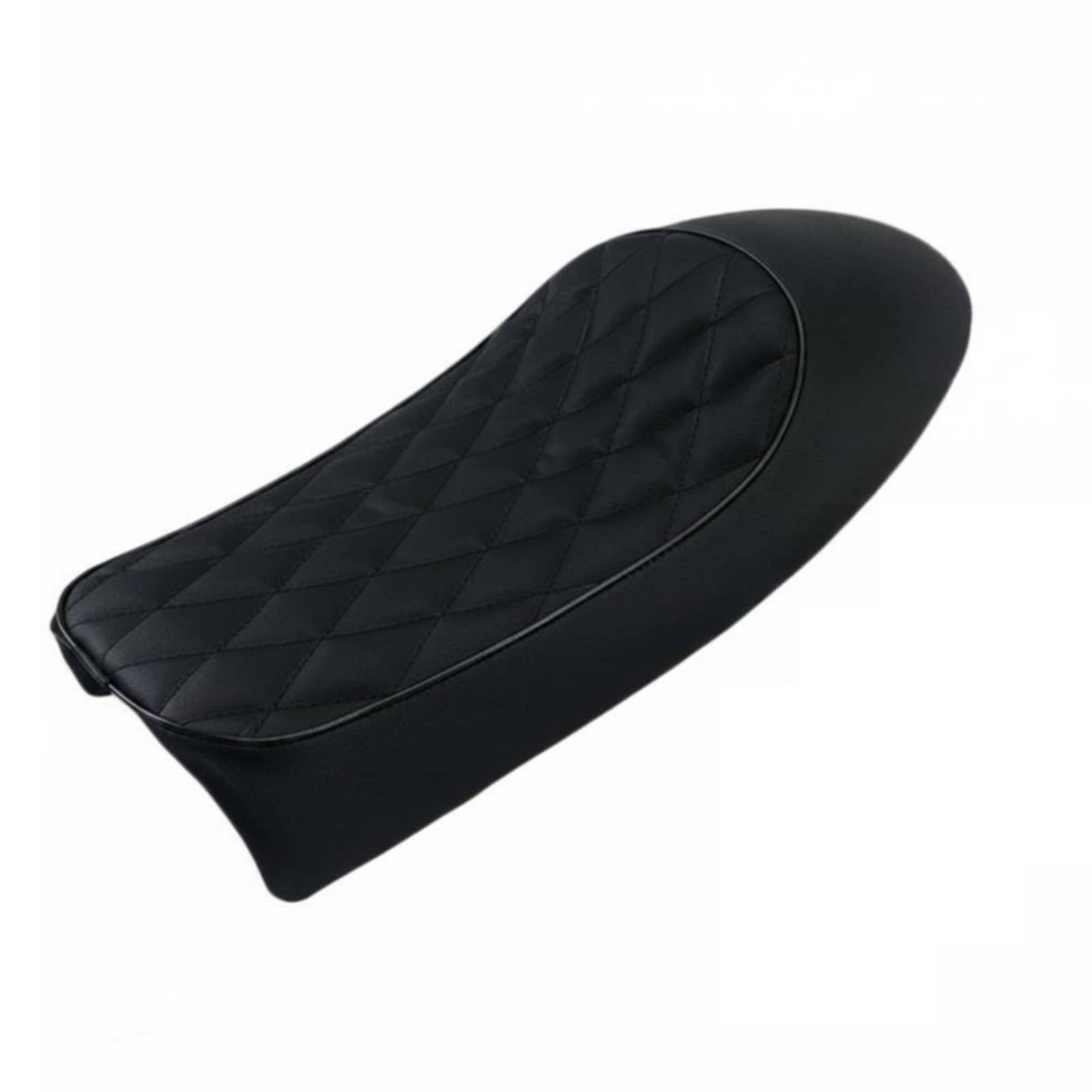 Water Resistant Cafe Racer Seat High Performance Hump Design for DIY Enthusiasts, Black, Hump Diamond|Seats-image-32