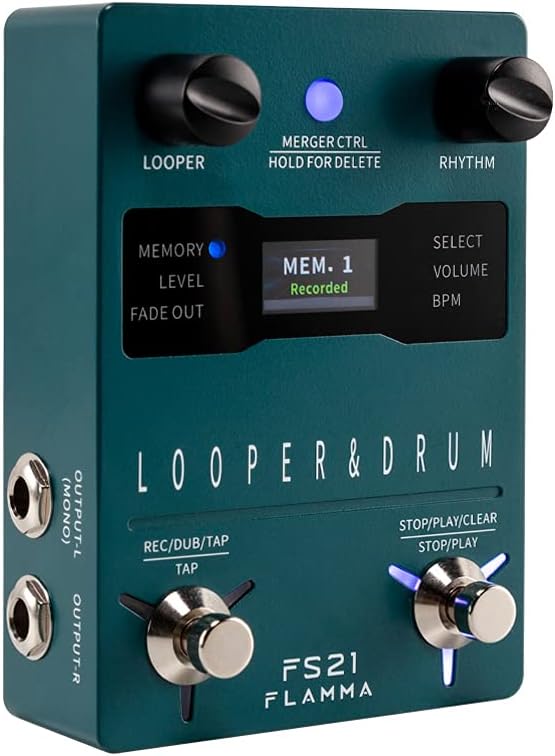 FLAMMA Drum Looper and Octave Pedal