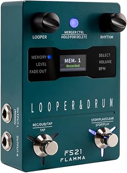 FLAMMA Drum Looper and Octave Pedal