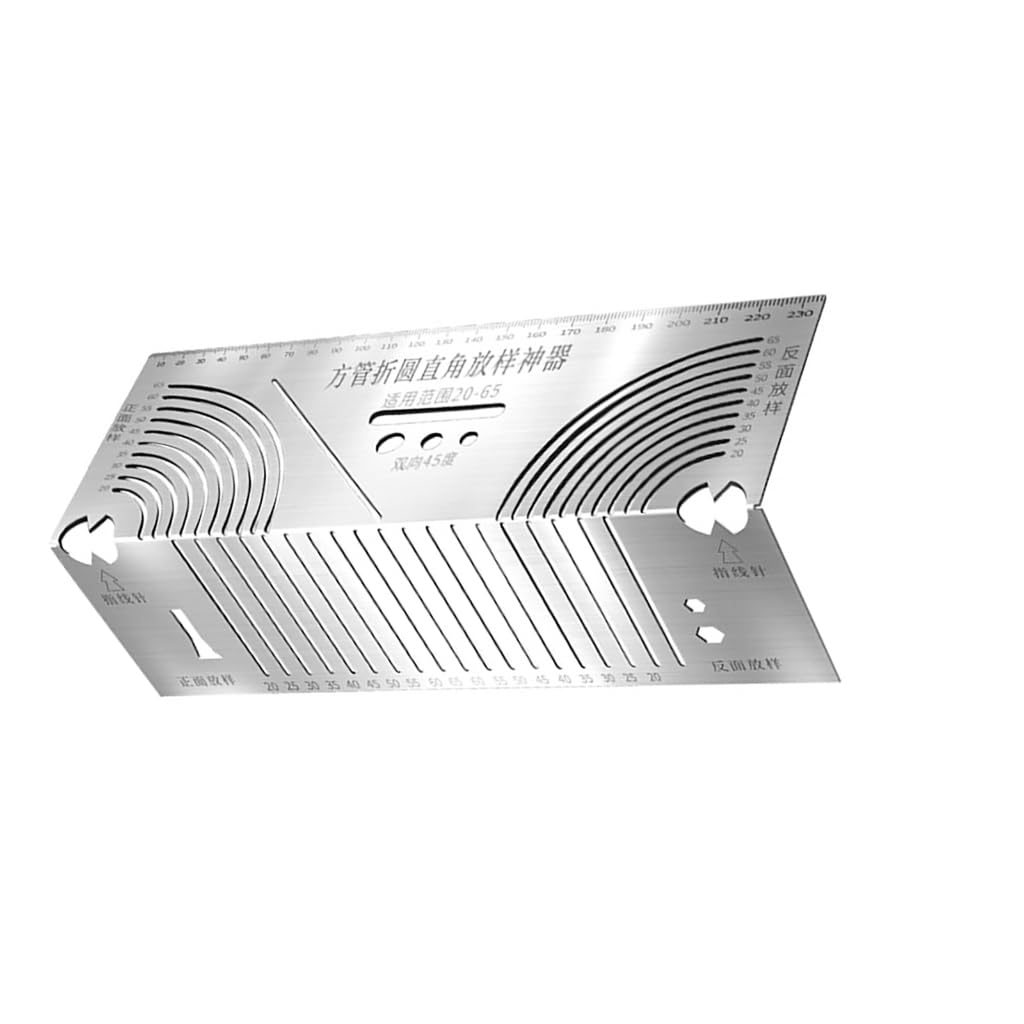 Vdaxvme Multi-Functional Marking Tool Angle Marking Tool Marking Ruler Parallel Line Drawing Tool For Metal Working Welding