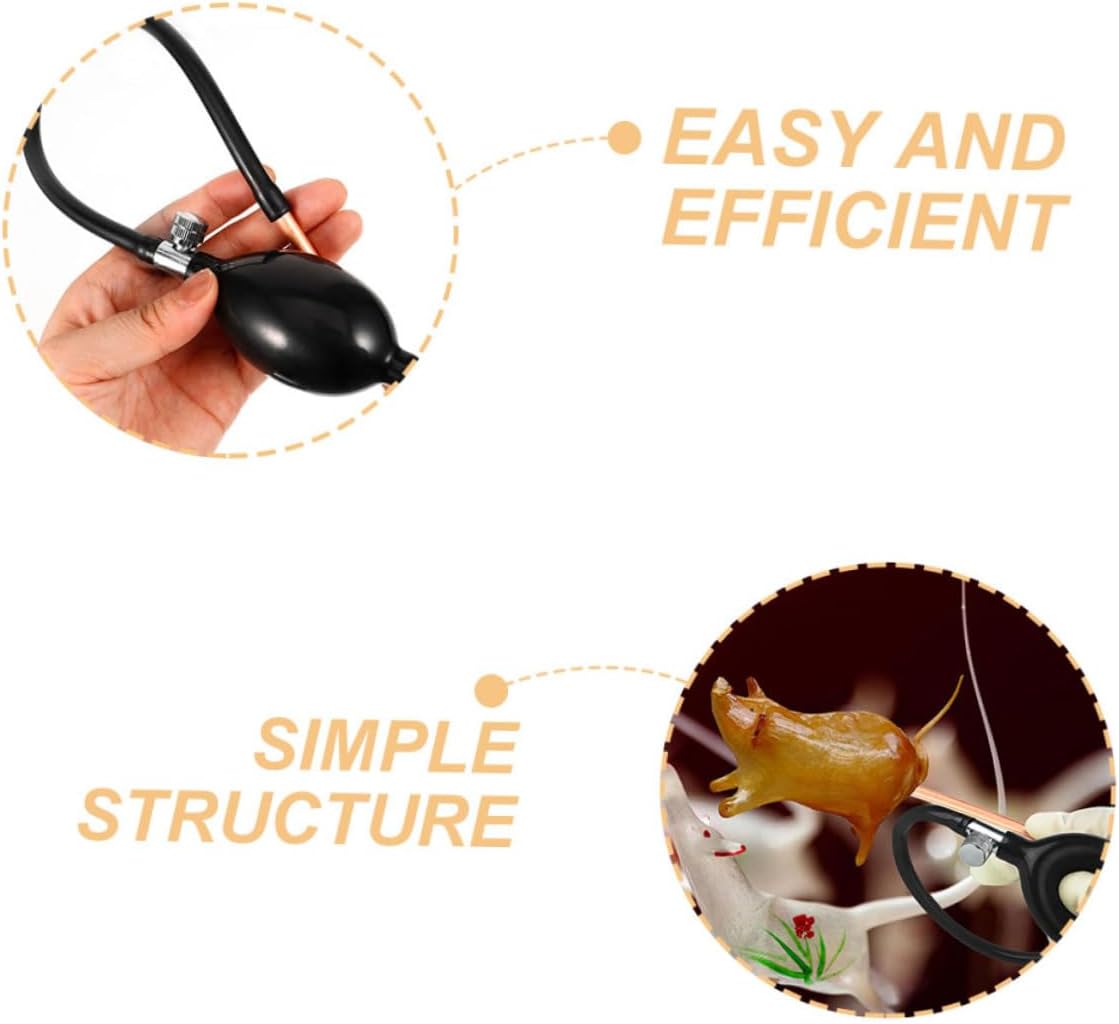 Holiday Candies Cake Decorations 3pcs Sugar Blower Tool Straw Sugar Art Pump for Home Professional Use