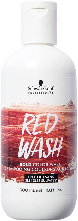 Schwarzkopf Bold Colour Wash Shampoo, Red,300 ml