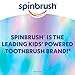 Spinbrush Mermaid & Unicorn Kids Electric Toothbrush 2-Pack, Battery-Powered, Soft Bristles