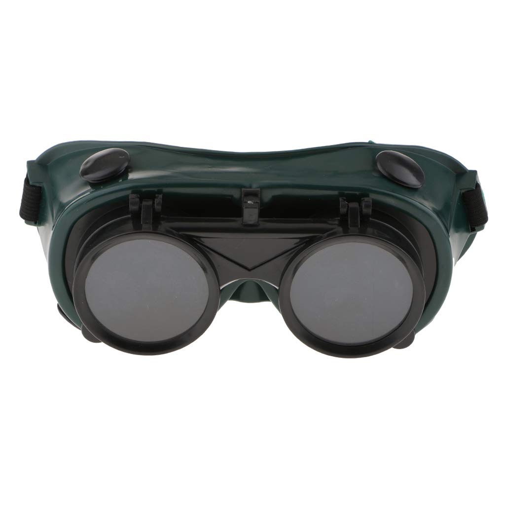 Saldatura Taglio Saldatori Occhiali di Sicurezza Flip Up Occhiali Lenti Verde Scuro