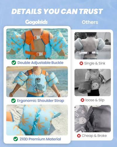 Image of Gogokids Puddle Float Jumper 24-66 Pounds, Toddler Swim Vest Kids Floaties