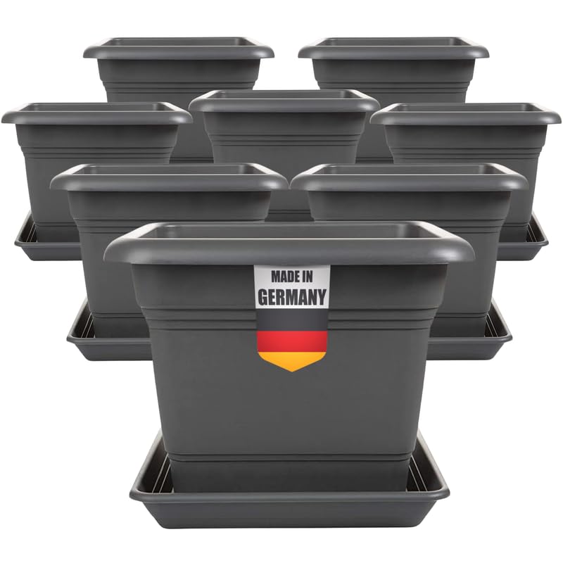 2friends Tomatentopf mit Untersetzer 28x28 cm – 8er Set...