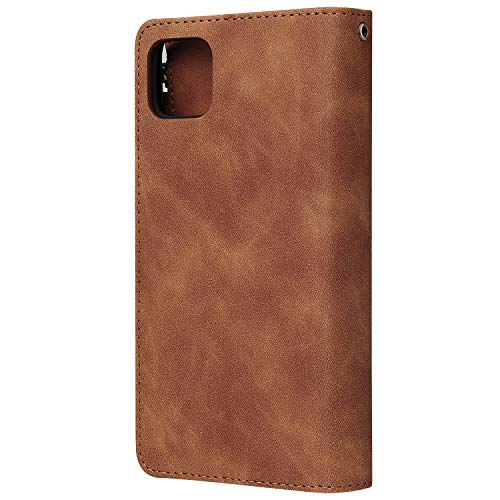 Étui à rabat Pixel 4 XL marron idéal pour vos déplacements