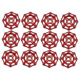 VILLCASE 12pcs Water Valve Shut Off Tools Radiator Valve Handle Sprinkler Key Decorative Handles