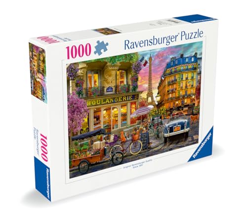 Puzzle 1000 pièces : Les premières lueurs de Paris Ravensburger France - vue 3