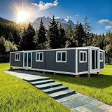 Maison préfabriquée de 40 pieds, petite maison modulaire, petite maison...