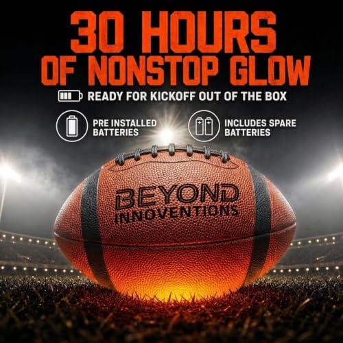 Beyond Innoventions Light-Up Size 6 LED Football