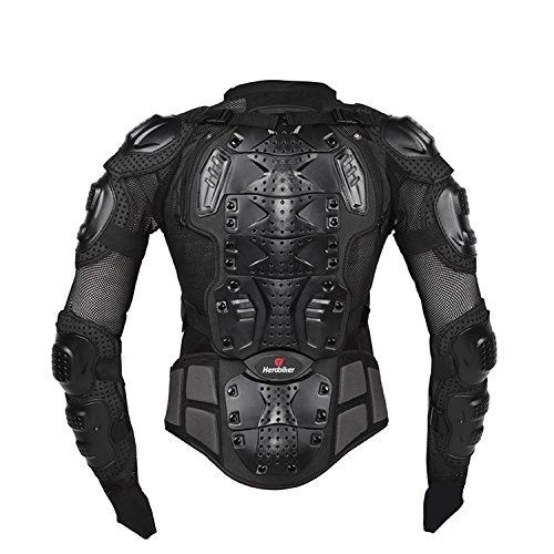 HEROBIKER Motorcycle Full Body Armor Jacket spine chest protection gear