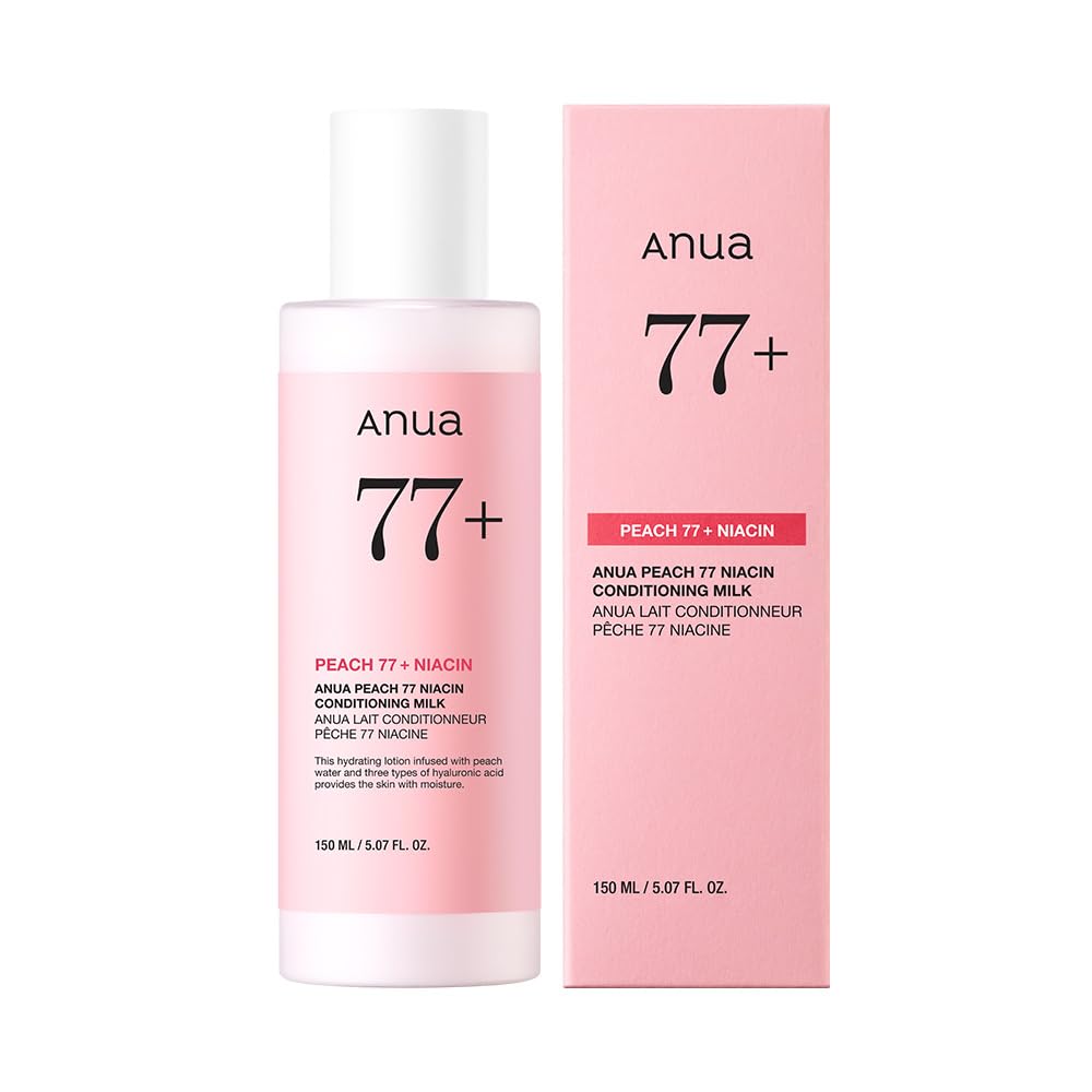 トナー、乳液 Amazon | ANUA(アヌア)桃77ナイアシンコンディショニングミルク150ml