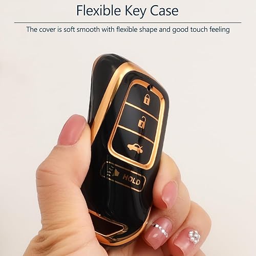 Miniatura 8 de Lcyam Llavero con 4 botones para Honda Accord Civic HR-V Fit Passport Pilot Car Accesorios 2013-2022