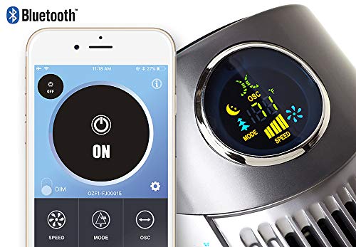 Ozeri Ultra 42” Oscillating Tower Fan, With Bluetooth And Noise Reduction Technology #TOP1