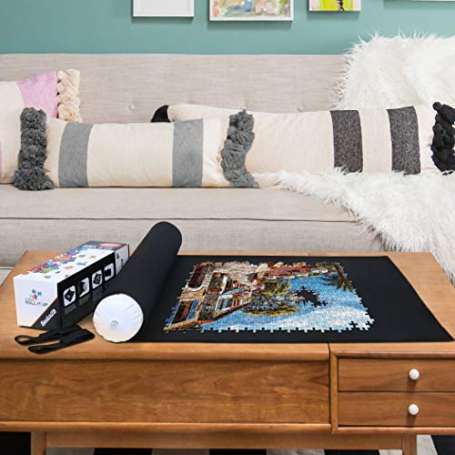 Becko Puzzle Roll Jigsaw Storage Felt Mat, Jigroll Up to 1,500 Pieces, Environmental Friendly