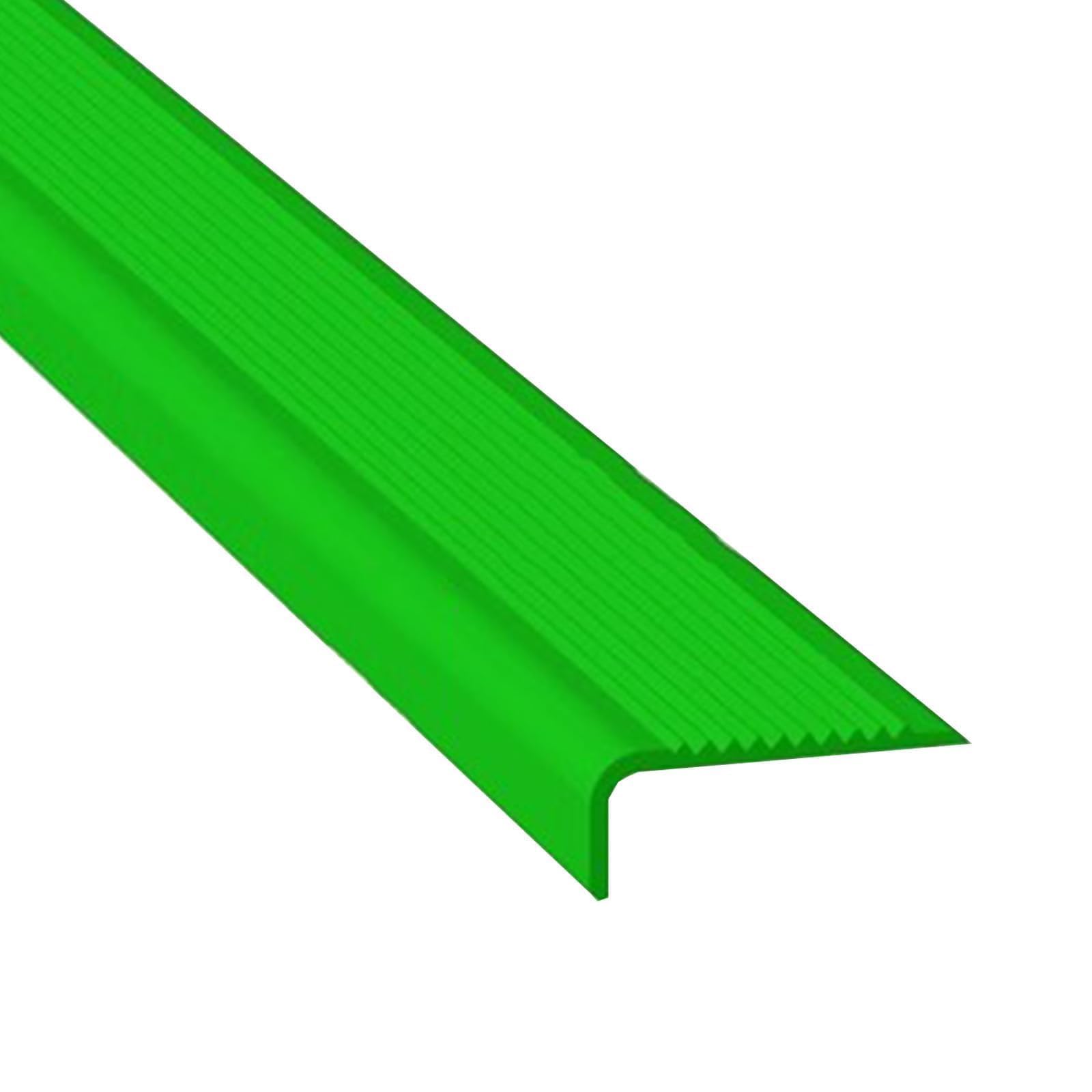 Bordo per scale in PVC a forma di L, autoadesivo, antiscivolo, per interni ed esterni, resistente, per pavimenti e scale, 1 m