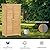 HHOK Outdoor Storage Box Cabinet Storage Shed Wooden Garden Shed 3-Tier Patio Storage Cabinet Outdoor Organizer Wooden Lockers with Fir Wood for Patio/Garden/Backyard(Natural Wood-Shutter Design)