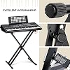 CAHAYA Heavy Duty Keyboard Stand - Double X Piano Stand for 61 76 88 Key Piano Keyboard, 60kg Max Load, 61-99cm Height Adjustable Musical Instruments Stand for Yamaha, Casio, Digital Piano CY0245 #4