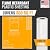 Paclord Flame Retardant Plastic Sheeting 6' x 50' (300 Sq Ft) – USA-Made Heavy-Duty 4 mil LDPE Plastic Tarp for Welding, Painting & Construction – Fire-Rated, Waterproof, Tear-Resistant Barrier